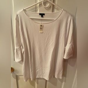White Talbots Bell Sleeve New With Tags